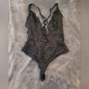 Victoria's Secret Black Lace Teddie
